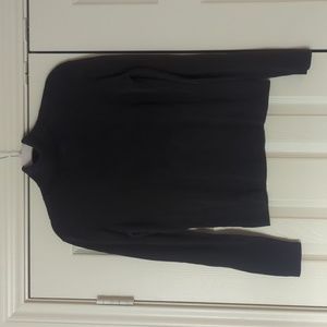 Ann Taylor dark brown Medium turtle neck long sleeve knit top.